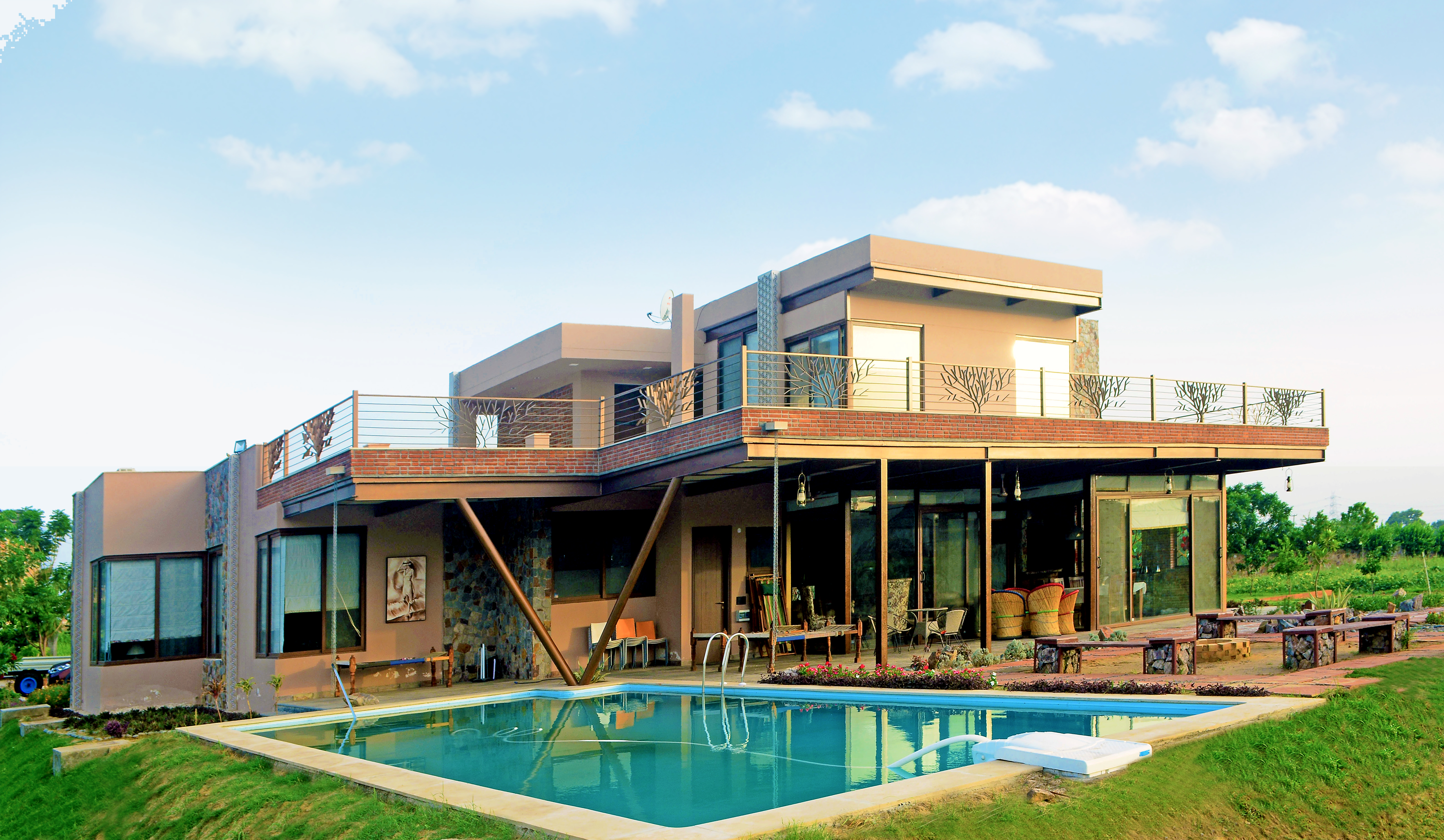 Pool Side View